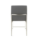 Fuji - Contemporary Modern Elegance High Back Dining Chair (Set of 2)