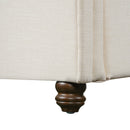 Queen Size Upholstered Bed Frame With Linen Fabric by HouseOfZazla