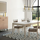 Expandable Dining Table - Vanilla White by HouseOfZazla