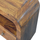 Darcy - Nightstand With Drawer And Open Shelf - Brown by Unique Piece Furniture
