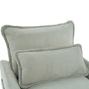 Modern 3 Seater Sofa With Side Storage Pockets For Living Room by HouseOfZazla