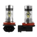 2PCS 1000lm 100W H8/H9/H11 LED Fog DRL Light Bulb IP65 Water-Resistant 360¡ Beam Angle 6000K White
