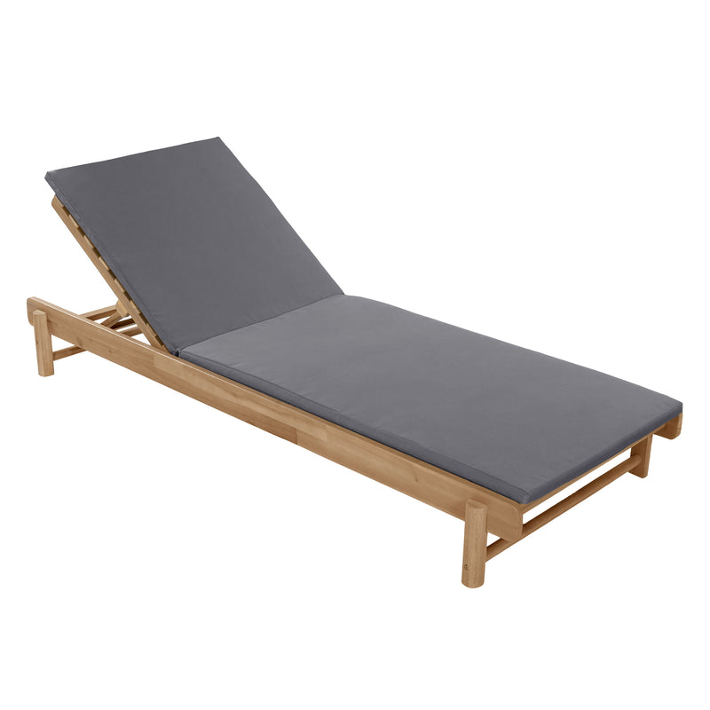 Light Teak Acacia Wood Chaise Lounge Set, photo 10 of 10