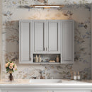 Wall Mounted Bathroom Cabinet With 5 Adjustable Shelves