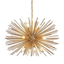 29" Mid-Century Modern 12-Light Starburst Chandelier