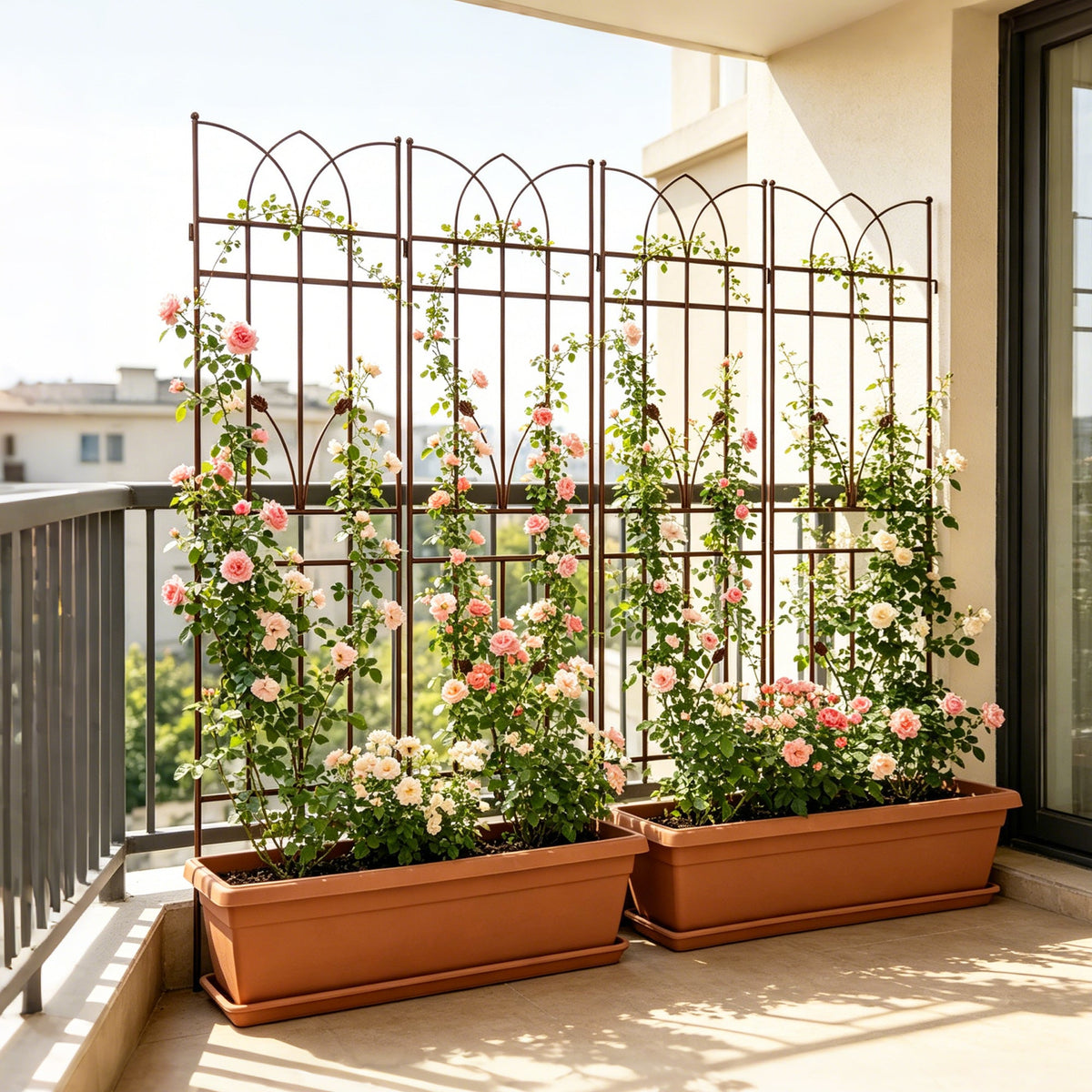 4 Pack Metal Garden Trellis, photo 6 of 10