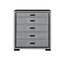 Isaiah - Upholstered Chest With LED Lighting