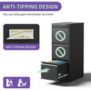 Steel Drawer Vertical File Cabinet With Lock For A4 Legal / Letter Size