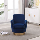 Teddy Swivel Barrel Chair, Swivel Accent Chairs Armchair For Living Room