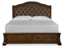 Durango - Upholstered Sleigh Storage Bed by Unique Piece Furniture