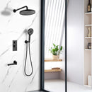 10" Shower System Set With Control Valve And Overhead Shower