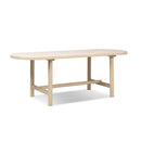 Milo - 8 Seat Oval Dining Table - Natural by HouseOfZazla