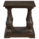 Byer - Rectangular Side End Table Coffee - Coffee