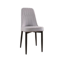 Modern Dining Chair With Cushions And Metal Legs by Unique Piece Furniture
