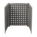 3 Panel Outdoor Air Conditioner Fence Screen by HouseOfZazla
