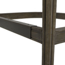 Paris - Farmhouse Counter Height Bar Stool With Backrest by HouseOfZazla