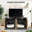 Double Litter Box Enclosure for Cats