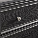 Modern 5-Drawer Black Dresser for Living Room Storage by HouseOfZazla