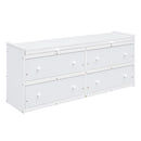 Loft Bed With Retractable Writing Desk And 4 Drawers, With Lateral Portable Desk And Shelves by HouseOfZazla