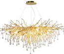 Postmodern Light Luxury Chandelier Water Drop Crystal Lamp Atmosphere