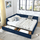 Upholstered Bed Frame With Tufted Backrest And Armrests by HouseOfZazla