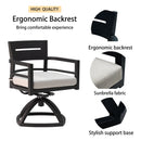 Outdoor Modern Dining Set, Chairs Sunbrella Cushioned And Dining Table With Umbrella Hole by Unique Piece Furniture