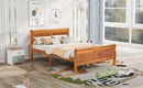 Platform Bed Frame Mattress Foundation Sleigh Bed With Headboard / Footboard / Wood Slat Suppor by HouseOfZazla