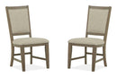 Paxton Place - Step Upholstered Side Chair (Set of 2) - Dovetail Gray by Unique Piece Furniture