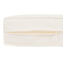 4-Piece Rattan Outdoor Conversation Sofa Set with Wooden Coffee Table and Cushions Seating 5 People for Patio, Garden and Backyard (Grey)