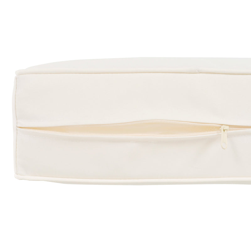 4-Piece Rattan Outdoor Conversation Sofa Set with Wooden Coffee Table and Cushions Seating 5 People for Patio, Garden and Backyard (Grey)