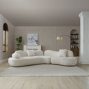 Modern Curved Modular 5 Seater Sofa