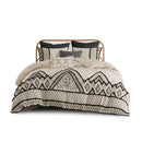 Full/Queen 3 Piece Flax and Cotton Blended Duvet Cover Set