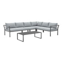 Sunnyside - 5 Piece Outdoor Conversation Set by HouseOfZazla