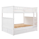Bunk Bed With Twin Size Trundle, Guardrails by HouseOfZazla