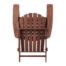 Oversize Outdoor Folding Adirondack Chair, Patio Chair For Garden by HouseOfZazla