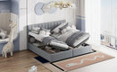 Upholstered Platform Bed With A Hydraulic Storage System by HouseOfZazla