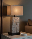 Rectangular Drum Lampshade (8x14) (8x14) x 10 CLIP-ON FITTER Softback Textured Oatmeal