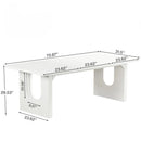 Rectangular Dining Table For 6 - 8 People With Pedestal Base by HouseOfZazla