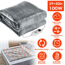 Electric Heated Flannel Throw Blanket 59x50in with 6 Heat Settings