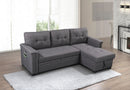 Ashlyn - Reversible Sleeper Sectional Sofa With Storage Chaise, USB Charging Ports And Pocket by Unique Piece Furniture