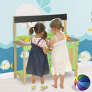 Kids Play Kitchen With Mud Kitchen Set & Water Play Toys For Outdoor Use - Green