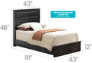 Elegant Storage Bed For Cozy Spaces by Unique Piece Furniture
