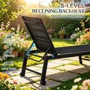 Comfortable Pool Chair: Outdoor Chaise Lounge with Wheels by HouseOfZazla