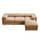 Contemporary Elegant Sofa With Storage And Ottoman by HouseOfZazla