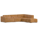 Rex - Handcrafted Sectional Sofa And Ottoman by Unique Piece Furniture
