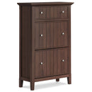 Acadian - Entryway Shoe Storage Cabinet - Brown by HouseOfZazla