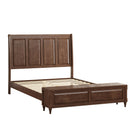 Sleigh Bed Frame With Tall Headboard And Storage Bench by HouseOfZazla