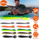 GBruno 10Pcs Soft Fishing Lures