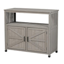 Patio Bar Table Set With Storage