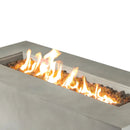 Modern Concrete Design Propane Outdoor Fire Pit Table by HouseOfZazla